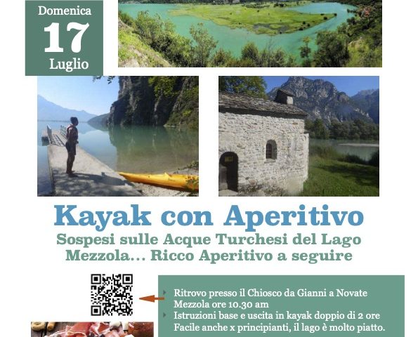 Kayak con Aperitivo 11 Giugno / 17 Luglio (English)