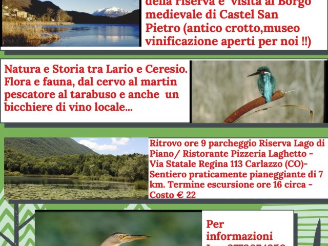 Riserva Naturale Lago di Piano -30 Aprile (English)