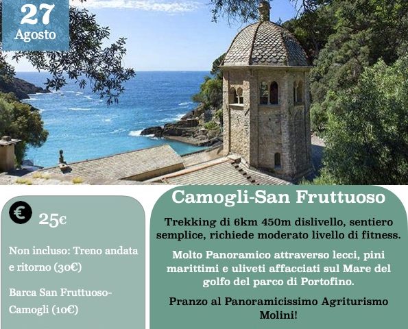 Verde, Turchese e Blu: Escursione in Liguria Tra Mare e Collina – 27 Agosto Copy